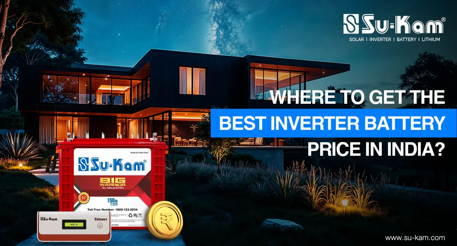 inverter battery price in india