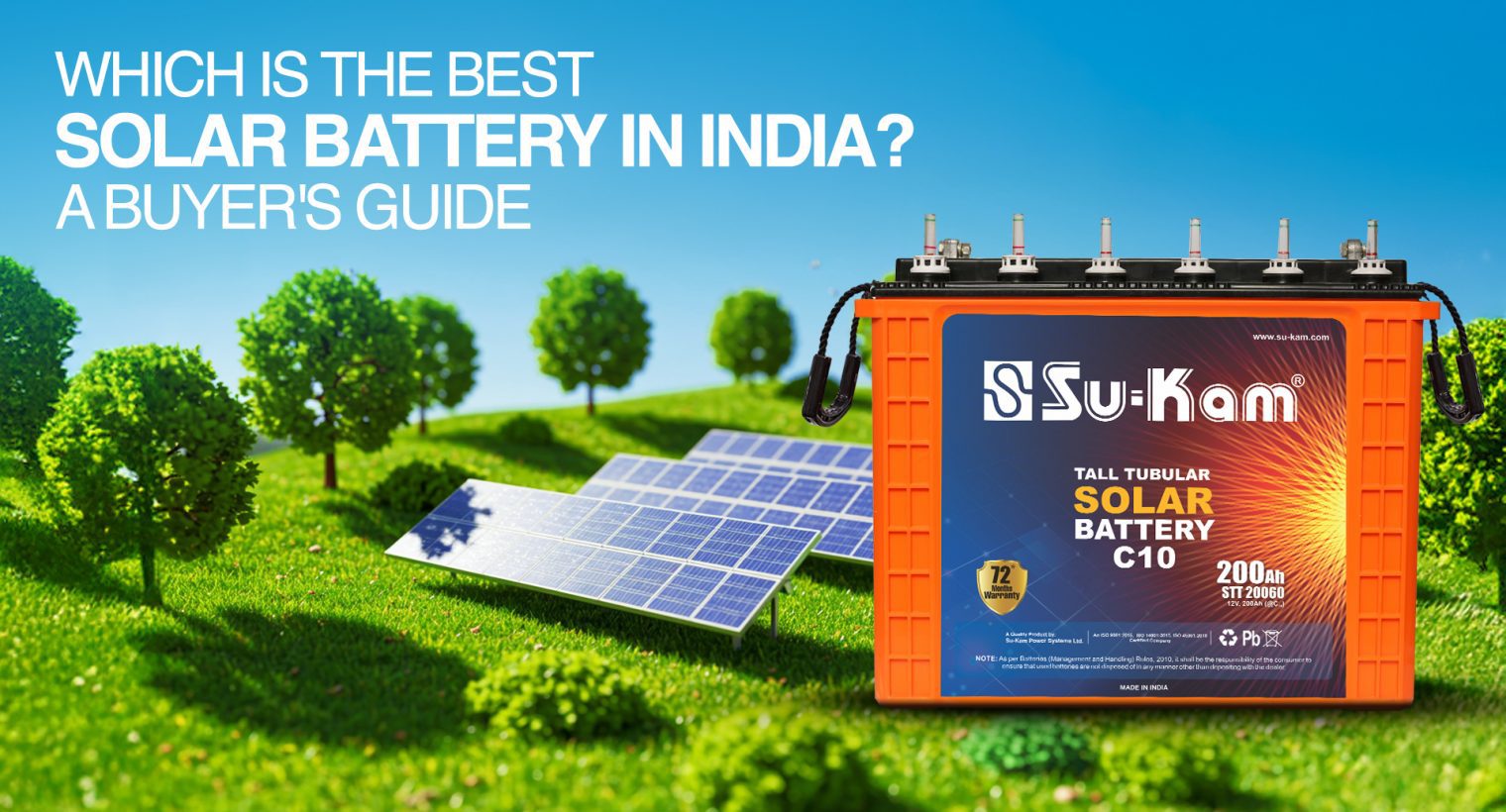 best solar Battery in india