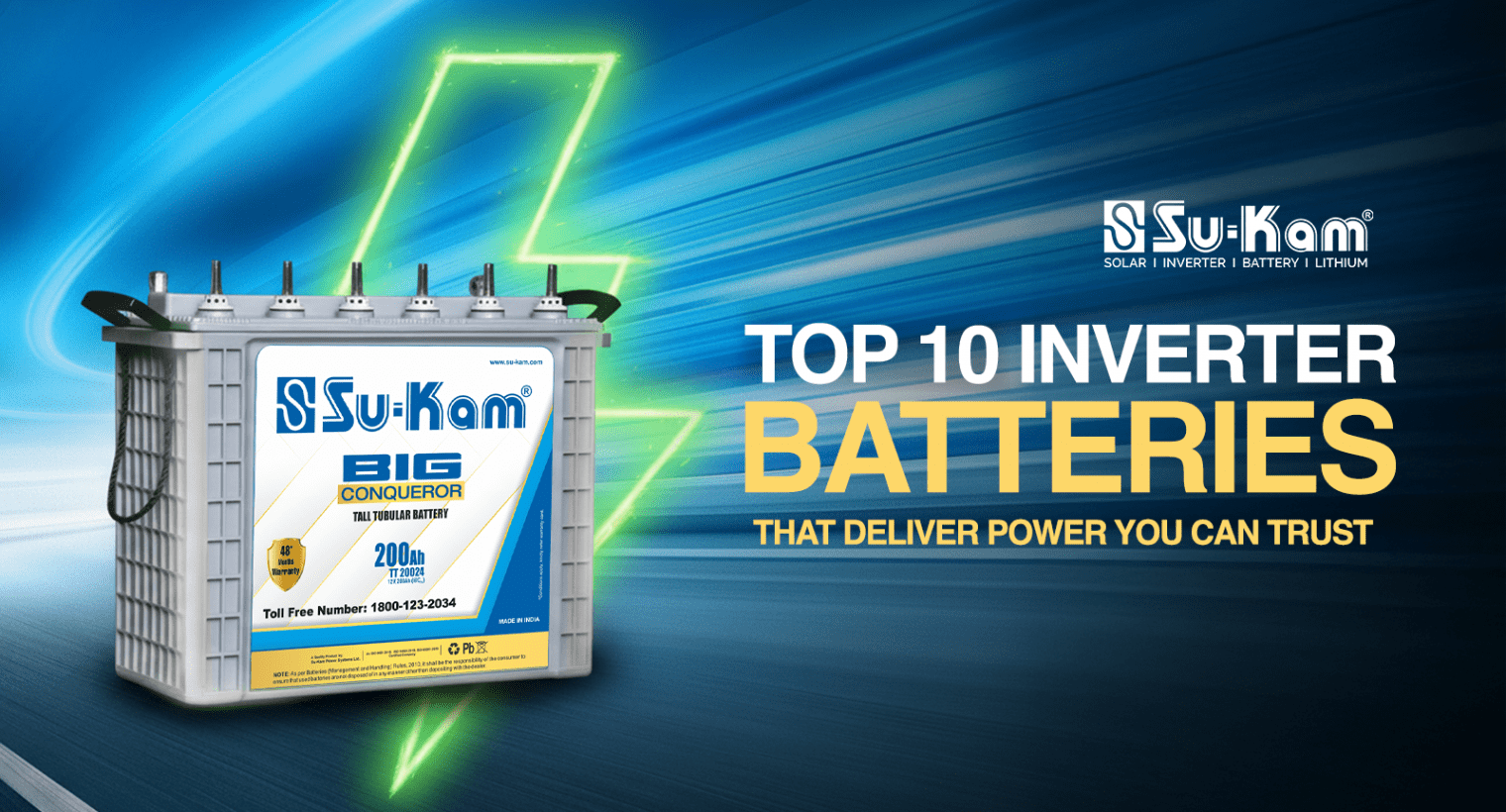 top 10 inverter battery in india