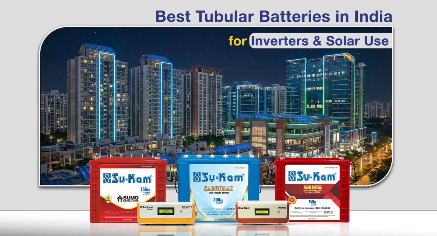 Best Tubular Batteries in India for Inverters & Solar Use