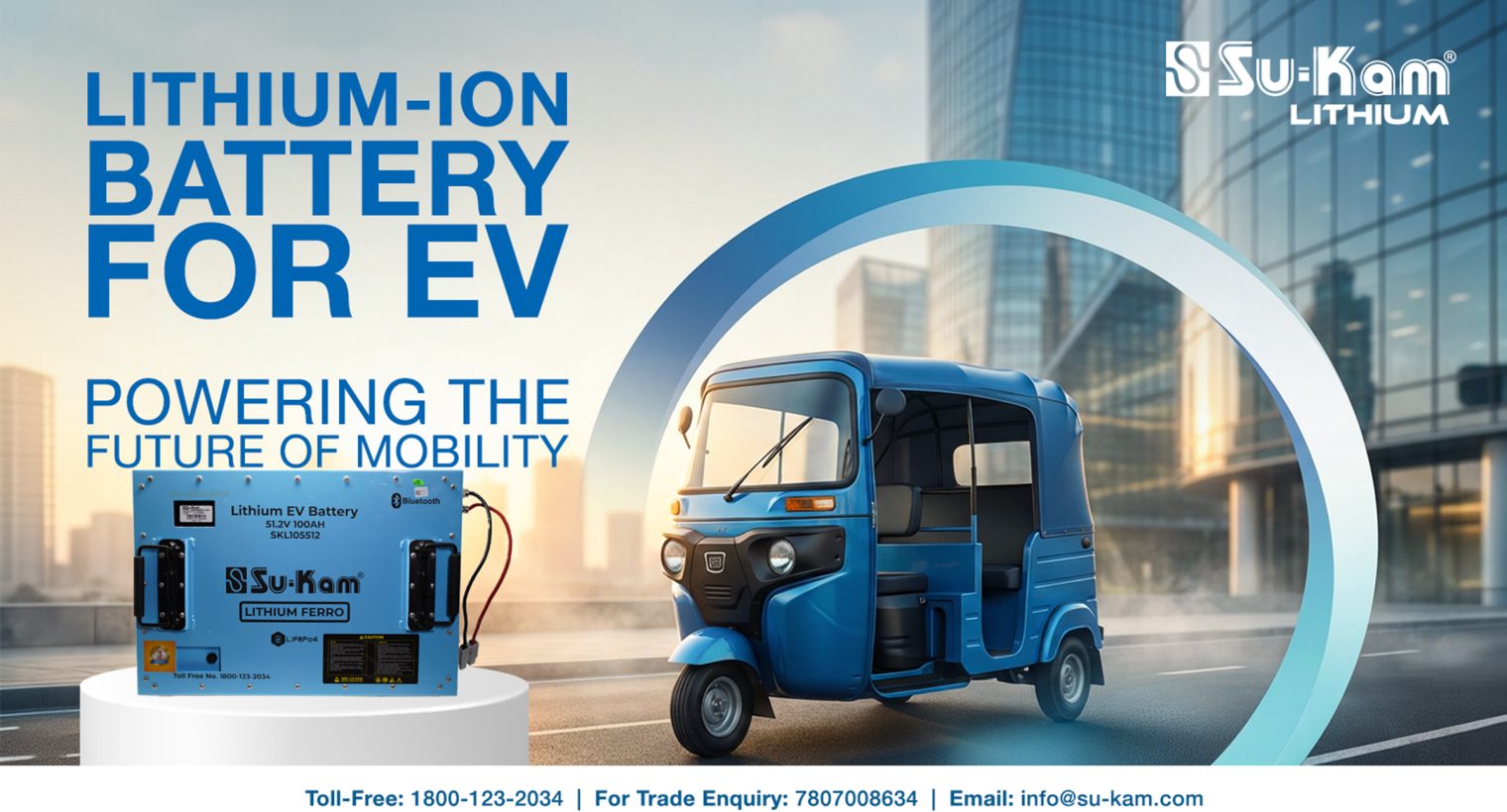 Lithium-ion Battery for EV: Powering the Future of Mobility