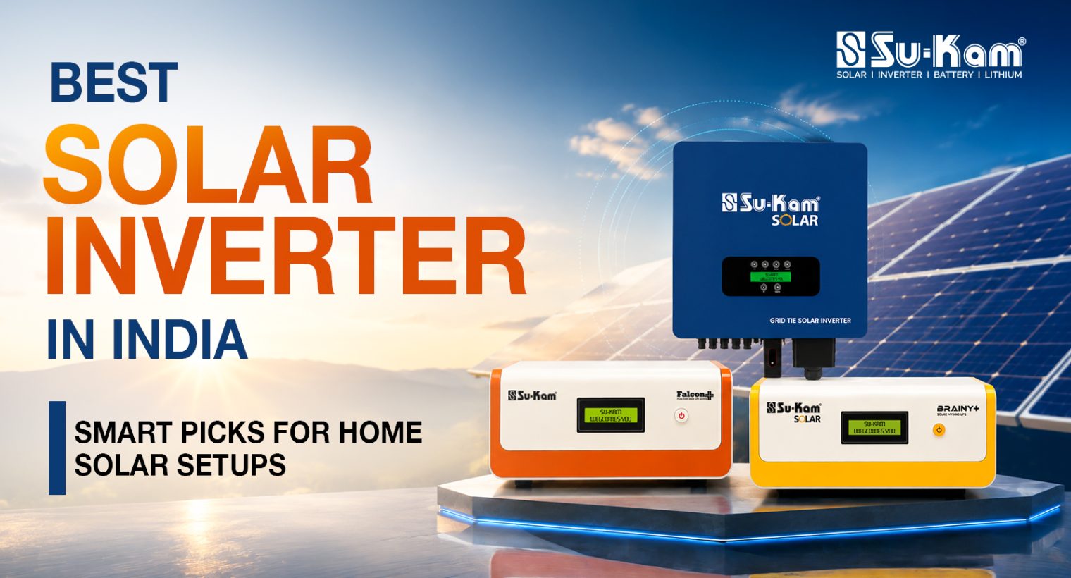 Best Solar Inverter in India: Smart Picks for Home Solar Setups